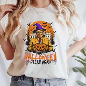 Make Halloween Great Again Shirt, Funny Trump Halloween Shirt, Make Halloween Spooky Again Shirt, Political Halloween Gift Shirt, Trump Tee