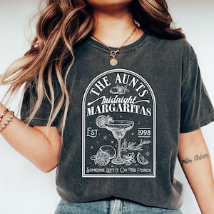 Midnight Margaritas Shirt, Retro Halloween Shirt, Tequila Shirt, Witchy Tee, Halloween Gift, Midnight Margarita, Spooky Drinking Gift