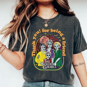 The Golden Ghouls Vintage T-Shirt, Halloween Shirt, The Golden Girls Shirt, Halloween Movie Shirt,   Spooky Shirt