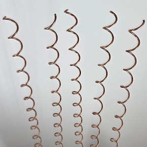 Copper Electroculture Coils (5-Pack) – Garden Antenna Plant Stakes