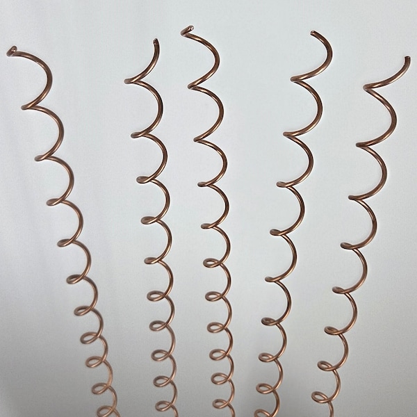 Copper Electroculture Coils (5-Pack) – Garden Antenna Plant Stakes