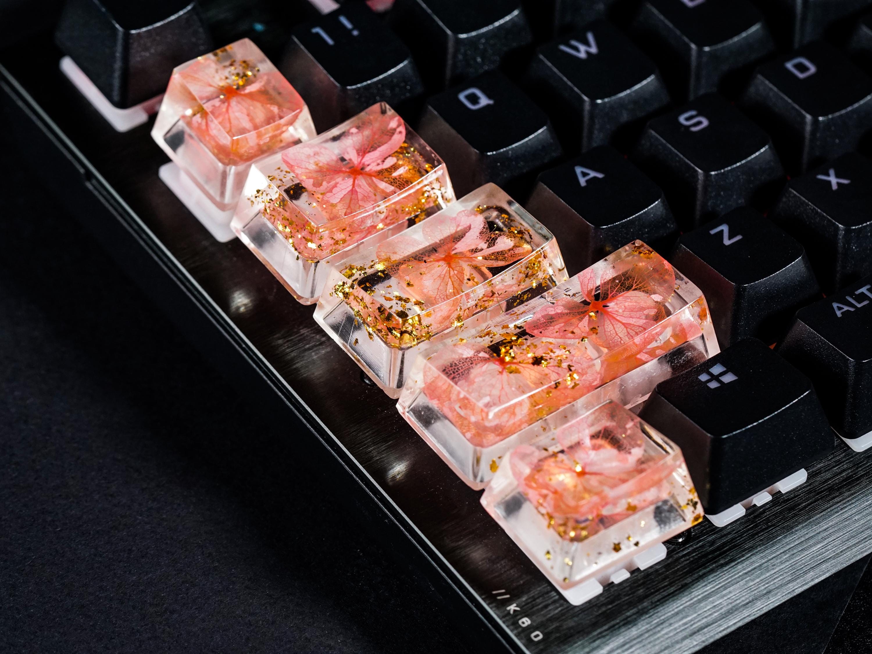 cherryオーダーページ 108 klawiszy Sakura Keycaps PBT 5 twarzy bez barwnika