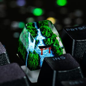 Spring Torii Gate Keycap,Torii Gate Keycap, Seasonal Keycap Set, Resin Keycap, Japanese Gate, Keycap For Switches Keyboard, Gift for Him