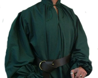 Renaissance Shirt with Ruffled Cuffs. Renaissance, LARP, Faire, Re-enactor