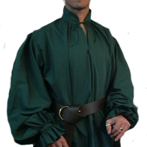 Renaissance Shirt with Ruffled Cuffs. Renaissance, LARP, Faire, Re-enactor