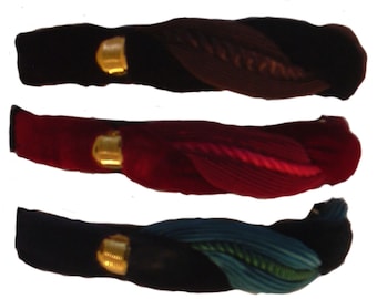 Vintage Hairbands, Velvet