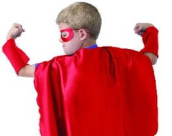 22" Kids or 30" Youth Premium Superhero cape - dress up - party -