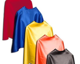 5-Pack Premium Superhero capes ages 8+ - dress up - party - kids and adults