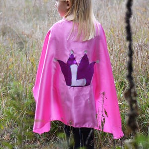 Custom Superhero Cape Kids and Adult Personalized Satin embroidered party gift cosplay image 5