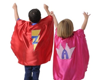 Custom Superhero Cape - Kids and Adult - Personalized - Satin - embroidered - party - gift - cosplay