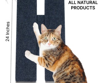 EcoPetsUSA Luxury Cat Wall Corner Scratcher Furniture Protector Wall Mounted Pad Made in USA