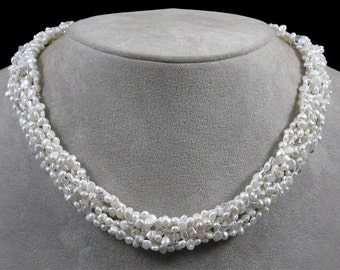 Pearl and Crystal Collar