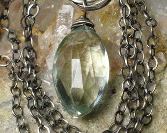 Green Amethyst Necklace