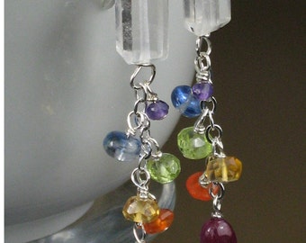 Chakra Cluster Earring