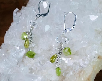 Mojito Earring - Unique Summer Cocktail Inspired Sterling Silver Earring