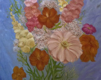 Summer Floral Oil painting