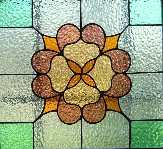 Items similar to Victorian Stained Glass Window on Etsy