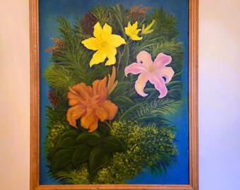 Lily Garden Oil Painting