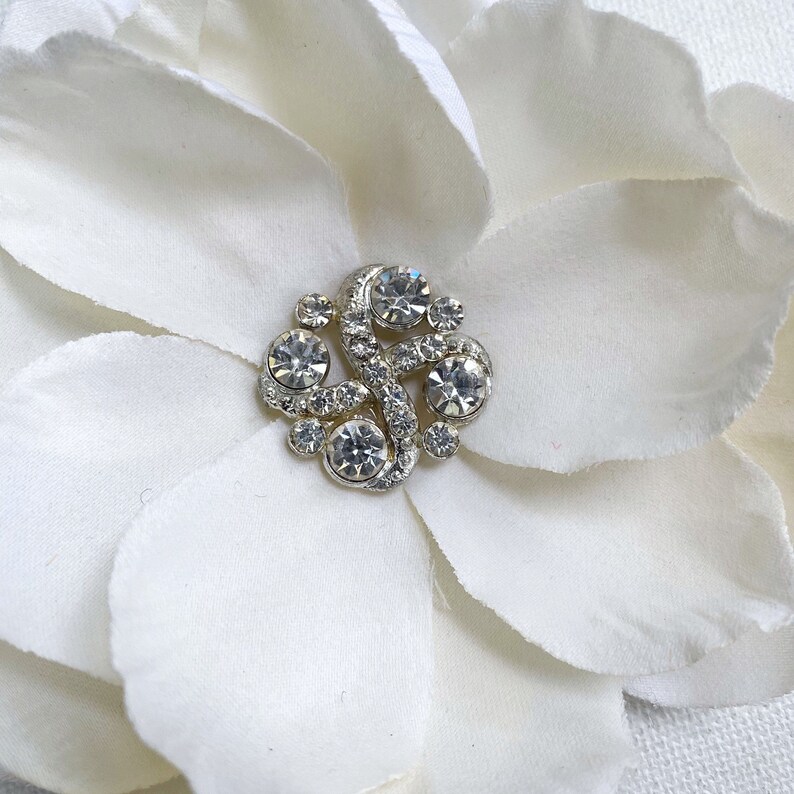 Ivory Magnolia Hair Clip Wedding Hairpiece Cream Fascinator Etsy