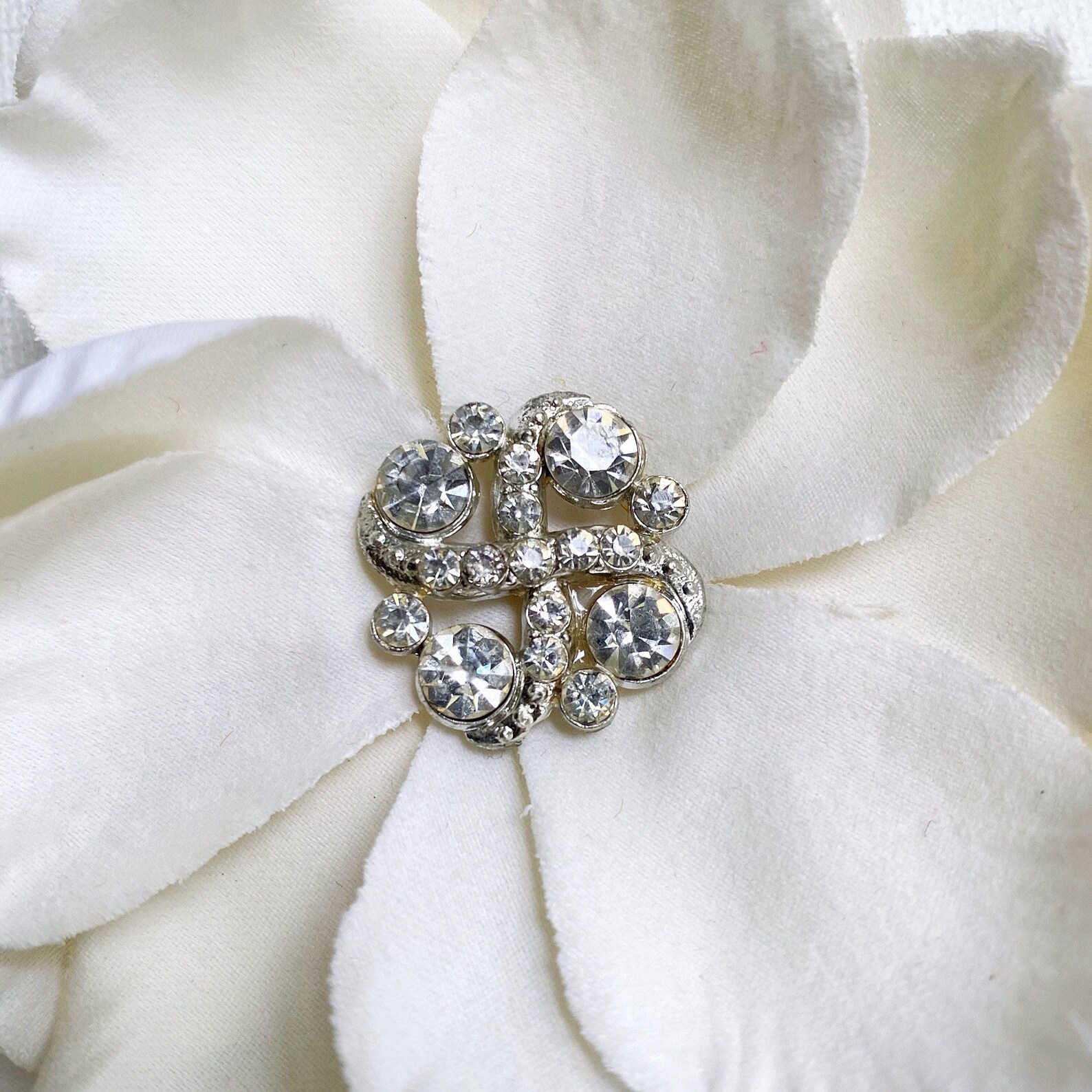 Ivory Magnolia Hair Clip Wedding Hairpiece Cream Fascinator Etsy