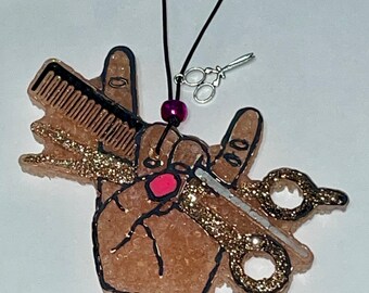 Hair Stylist Car Air Freshener Freshie