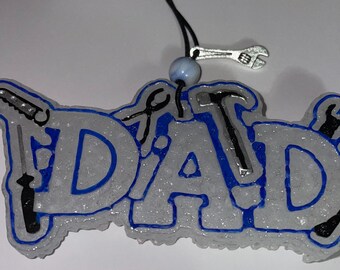 Dad Car Air Freshener – Tools Design, Scented Freshie for Dad