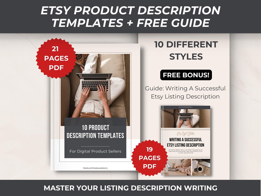 Etsy Product Description Templates Free Guide Writing Successful