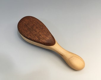 Maple and Sapele Baby Rattle