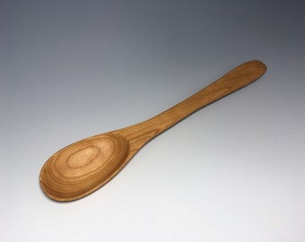 Large cherry wood spoon