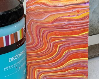 Acrylic Paint Pour ACT ACEO