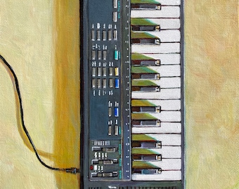 Casio Sk-1 print of original painting 8x10