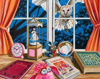 PRINT - Labyrinth Movie Still Life 8x10