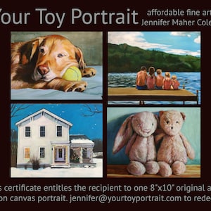 Gift Certificate for custom portrait 8&quot;x10&quot;