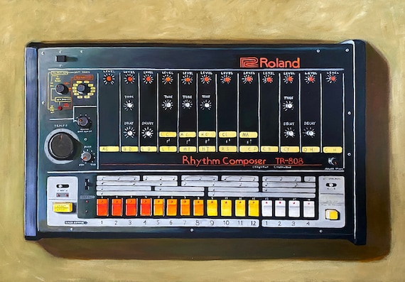 Vintage 808 drum machine outlet