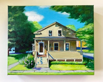 House Portrait - Great Closing Gift for Realtors - 11x14