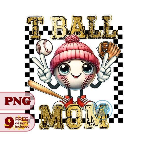 T Ball Mom png Varsity Distressed Sublimation PNG Faux Glitter Tee Ball Mom Bestseller Sublimate Digital Download Designs Png T-Ball Mom