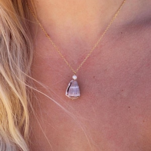 Handmade Abreviated Cone Shell Necklace
