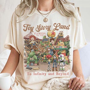 Comfort Colors Retro Toy Story Land Comfort Colors Shirt, Toy Story Tee, Disney Pixar Tee, Woody Buzz Toy Story Party, Comfort Colors Shirt image 1