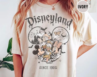 Vintage Disneyland Halloween Shirt, Retro Mickey And Friends Skeleton Shirt, Disney Skeleton Shirt, 2024 Halloween Matching Family Shirts