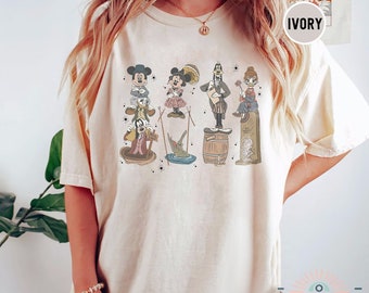 Vintage Comfort Colors La camisa de la mansión encantada, camisa de Halloween, camiseta de la mansión encantada de Mickey, camisa de viaje de Disney, camisa de Halloween de Mickey