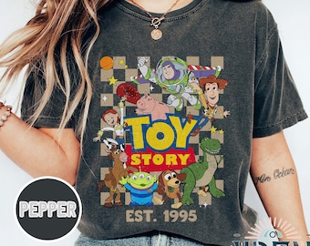 Disney Toy Story Est 1995 Comfort Colors Shirt, Disney Toy Story Characters Group shirt, Disney Family Vacation Trip, Disney Trip 2024 Shirt