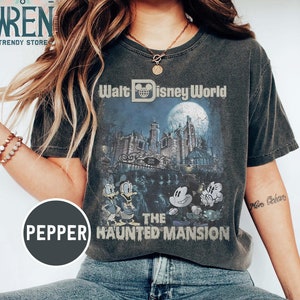 Vintage The Haunted Mansion Comic Tshirt, Halloween Shirt, Halloween Gifts, The Haunted Mansion 1969 Shirts, Disneyworld Halloween 2024 Tee