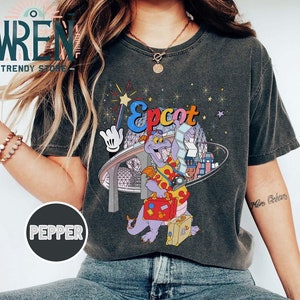 Retro Disney Figment Epcot Comfort Colors Shirt, Vintage Epcot Figment Shirt, Disneyland Shirt, Disney Family Shirts, Disneyworld Shirts