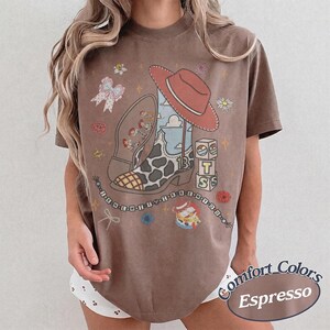 Retro Disney Vintage Jag visste det Jag visste dig T-shirt, TS och Toy Story 5 vänskapströja, Woody Buzz Lightyear T-shirt, Disneyland Toy Story-familjen bild 8