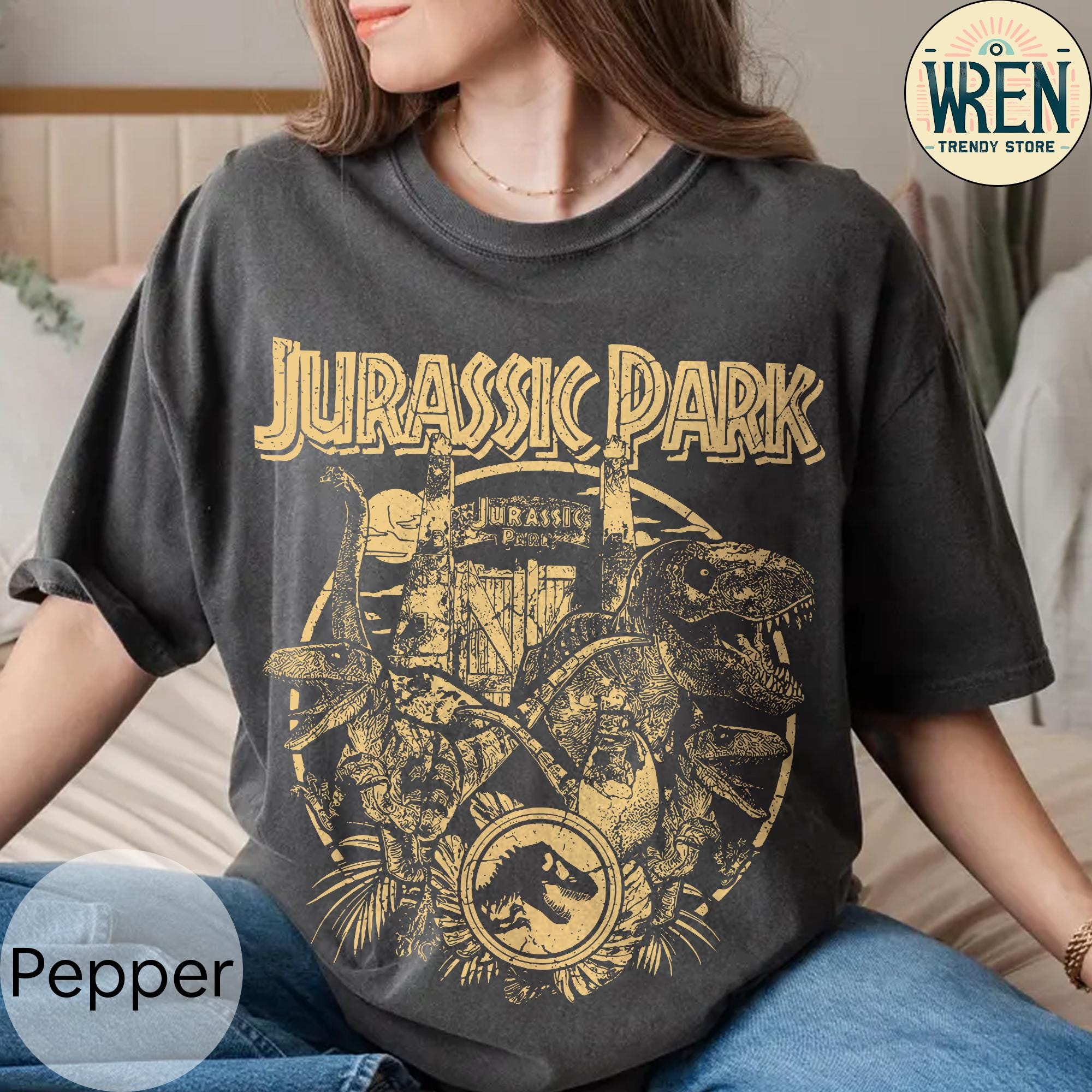 Canotta Jurassic Park Donna - Cotone Ufficiale Isla Nublar - Foto 3