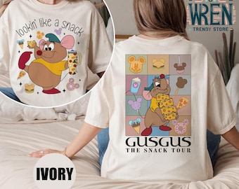 Disney ziet eruit als een snack Gus Gus-shirt, Gus Gus-shirt, Disneyland Trip-shirt, Assepoester-shirt Gus Gus, bijpassende T-shirts voor Disney-familie