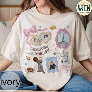 Retro Coquette Disney Remy Ratatouille Anyone can Cook Shirt, Little Chef Remy Tshirt, Disney Ratatouille Paris Shirt, Bow Ratatouille Shirt