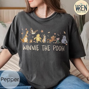 Comfort Colors Retro Winnie The Pooh and Friends Shirt