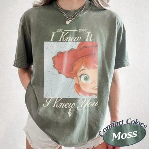 Vintage Watercolors TS Jessie Toy Story 5 Comfort Colors T-Shirt, Retro I Knew It I Knew You, Disneyland Toy Story Family Matching Tee Shirt image 8
