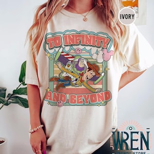 Vintage To Infinity And Beyond Shirt, Disney Toy Story Shirt, Buzz Lightyear Shirt, Toy Story Characters Shirt, Disney Family Matching Shirt